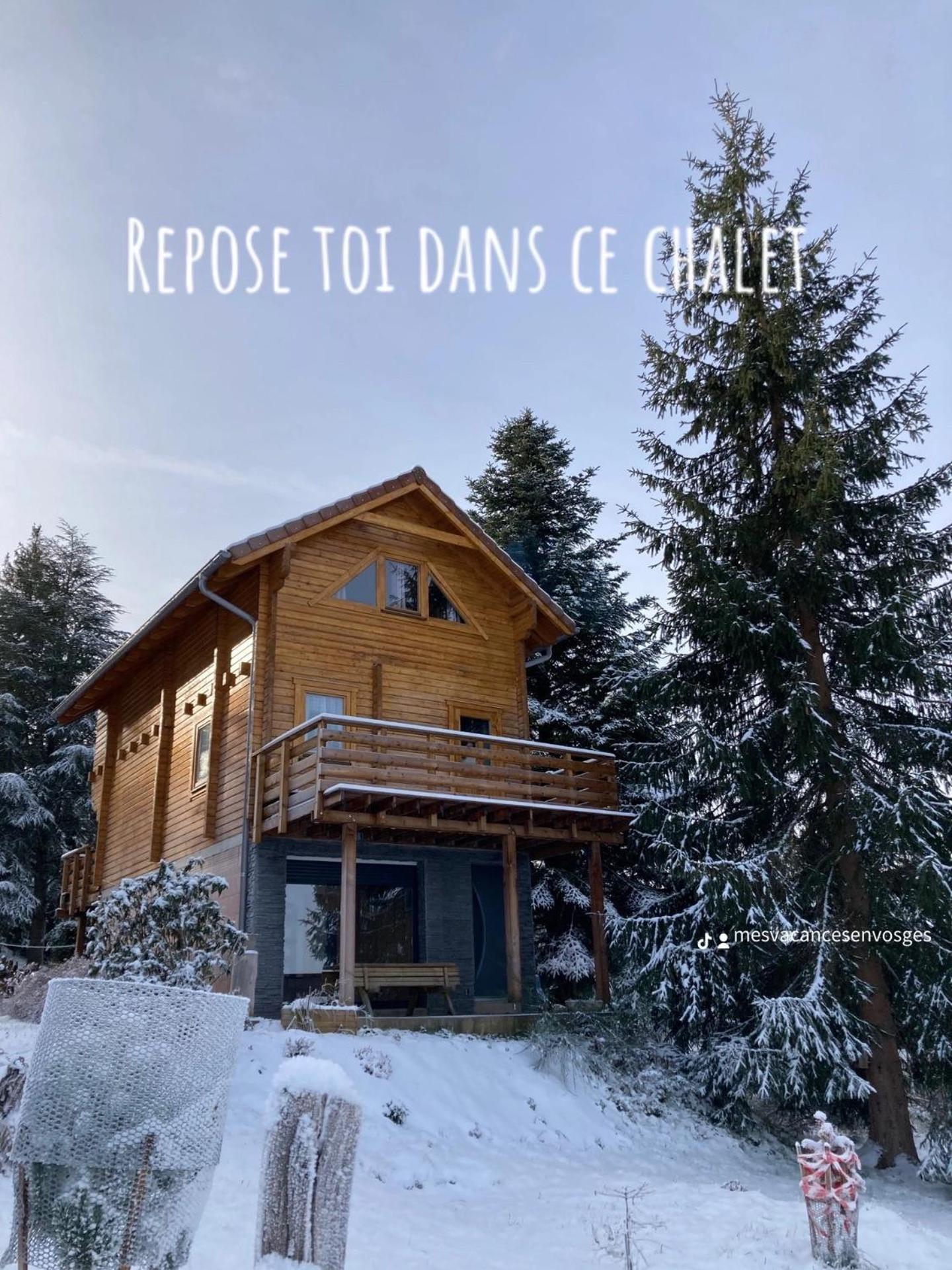 Chalet Authentique Au Calme, En Lisiere De Foret, Montagne, Sentiers 15Mn Gerardmer & Alsace "Chalet Mon Beau Sapin" Anould Eksteriør billede
